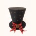BLACK FABRIC HAT 20 ΘΕΡΜΟ ΛΕΥΚΟ LED ΛΑΜΠΑΚΙΑ ΜΠΑΤΑΡΙΑΣ 3ΑΑ IP20 Φ26Χ25cm | Aca | X11201111